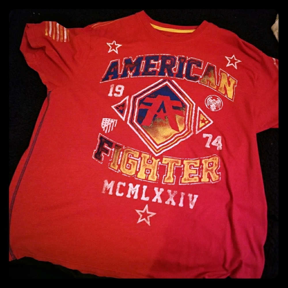 Men's American fighter t shirt